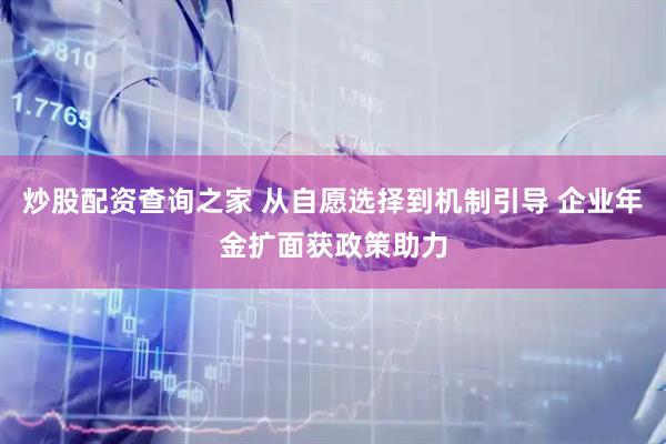 炒股配资查询之家 从自愿选择到机制引导 企业年金扩面获政策助力